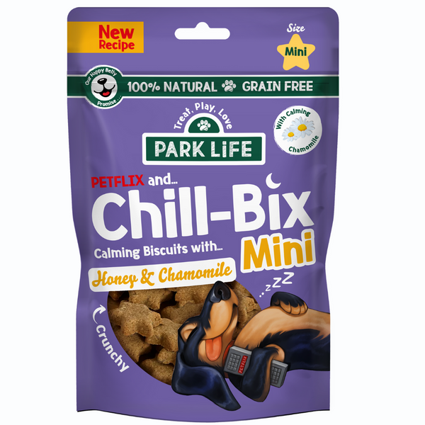 SINGLE Chill-Bix Honey & Chamomile MINI 100g (Small/Training Treats)