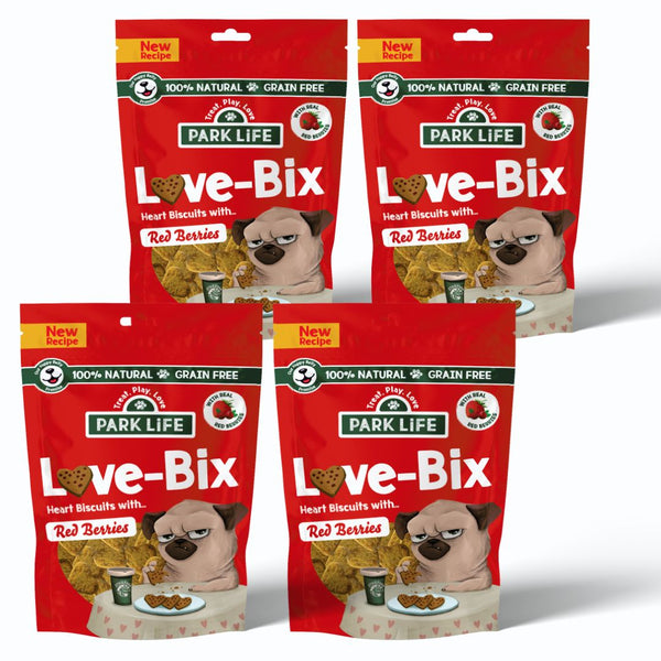 4 PACK Love-Bix with Red Berries 4x100g