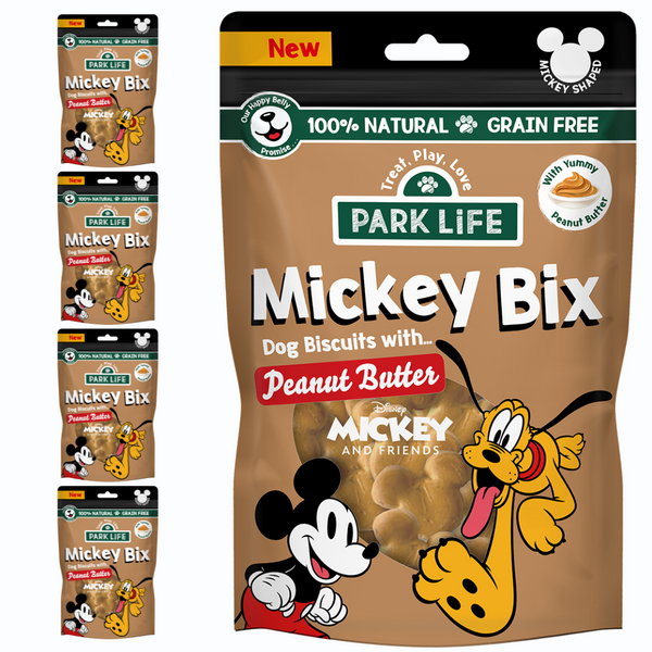 4 PACK Mickey Bix Peanut Butter 4X100g