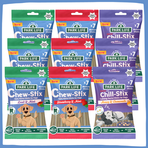 9 PACK Chew-Stix Variety Bundle 9x180g