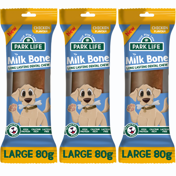 Milk Bone Dog Treats Natural Long Lasting Chew for Dogs Park