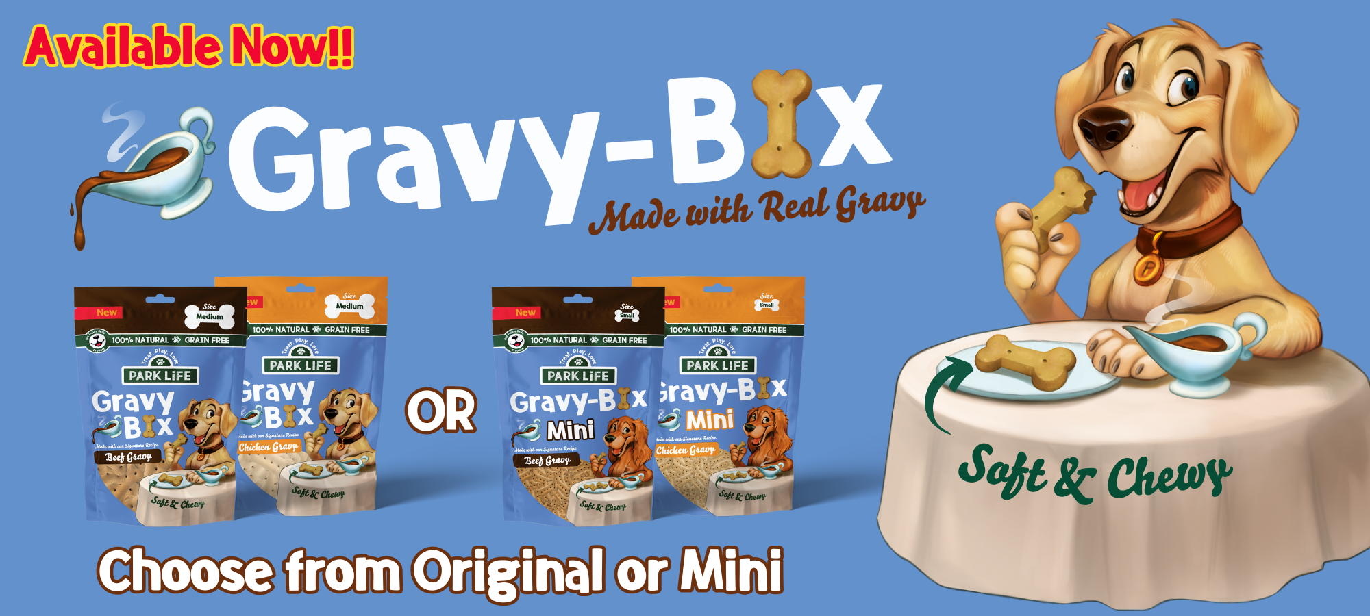 Gravy Dog Biscuits Best Gravy Dog Treats Park Life Park life.dog